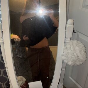 Elegant Black Off-Shoulder Women's Top